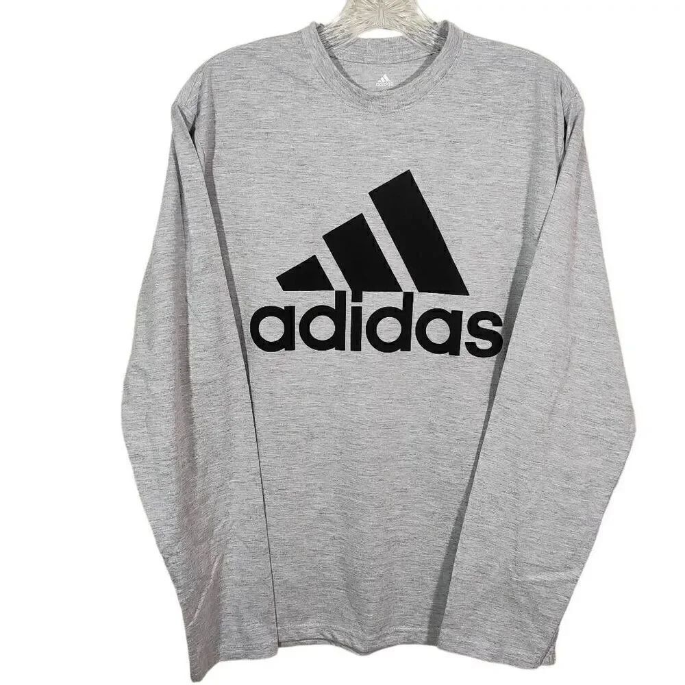 Adidas Golf Gray Long Sleeve T-shirt -A